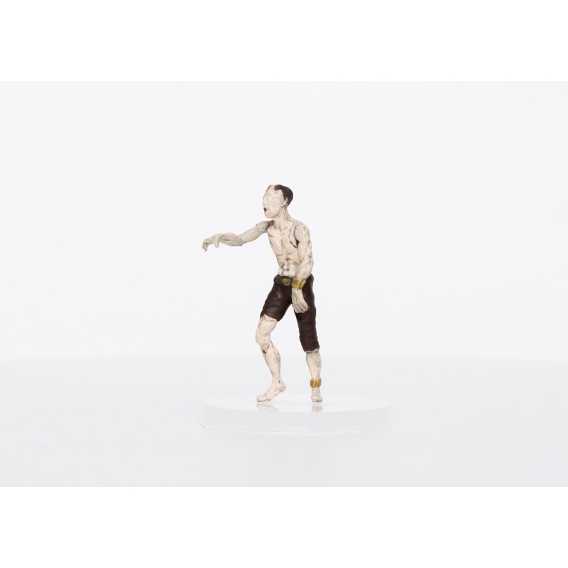 Zombie Male Human Reacher - 28mm Plastic Mini