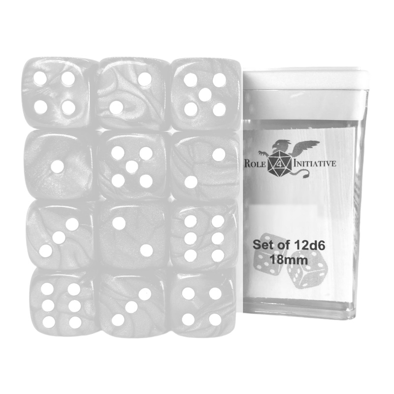 Diffusion Cherry Blossom - Set of 12d6 pips 18mm Dice