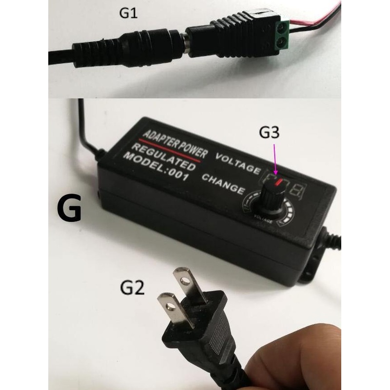 Display AC/DC power adapter