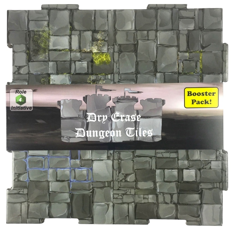 Dry-Erase Dungeon Tiles, Graystone, Booster Pack