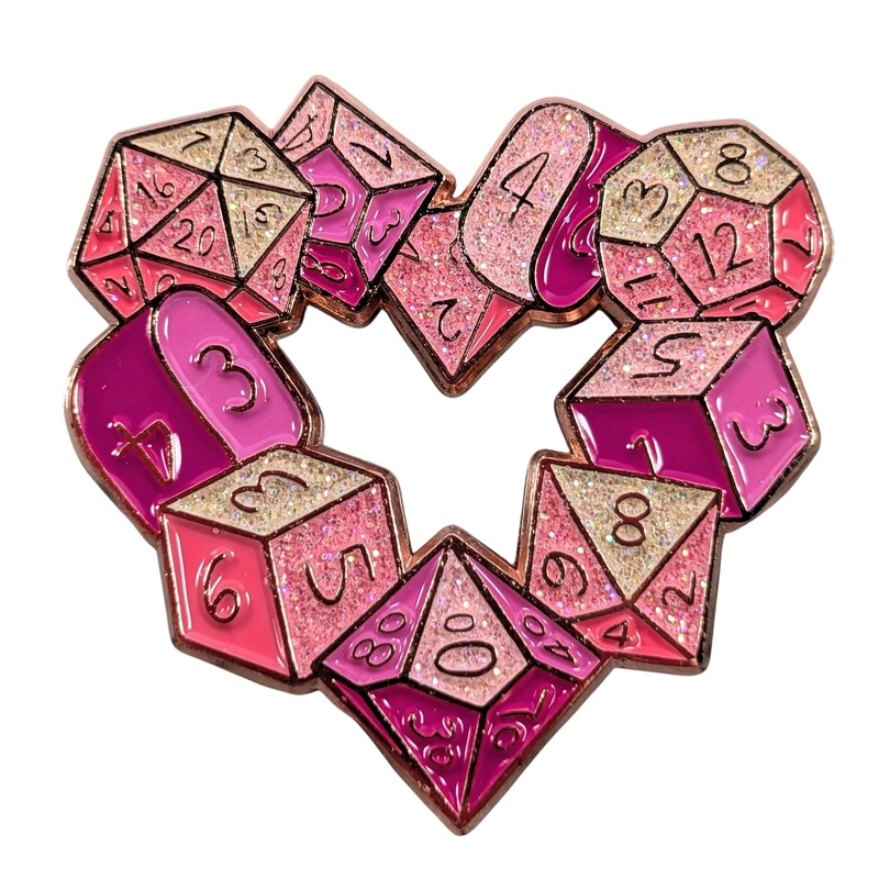 Heart of Dice - Collectible Enamel Pin
