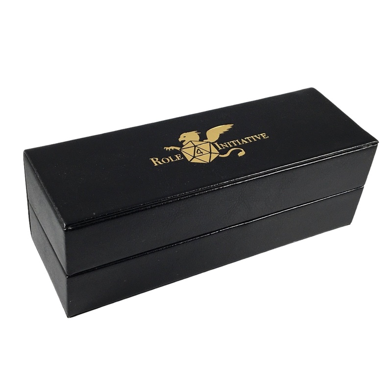 Luxury Faux Leather Dice Box / Rolling Tray - R4I Logo