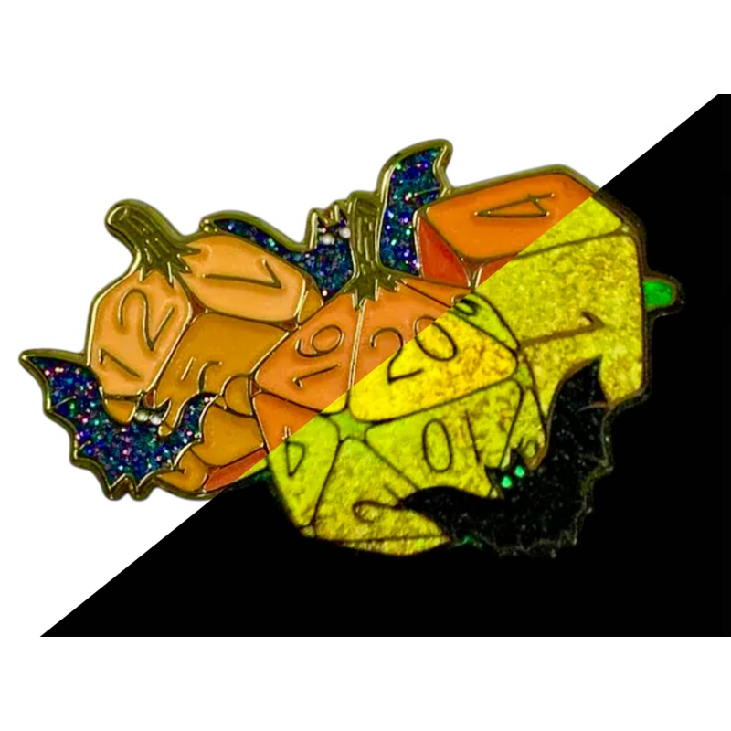 Spooky Harvest - Collectible Enamel Pin that Glows in the Dark!
