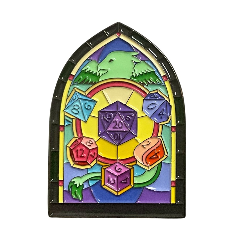 Stained Glass Window - Collectible Enamel Pin