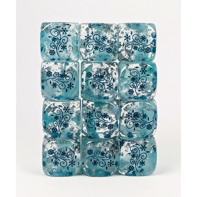 Diffusion Arctic Blast - Set of 12d6 pips 18mm w/ symbol