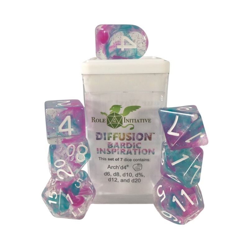 Diffusion Bardic Inspiration - Set of 7 w/ all numbers