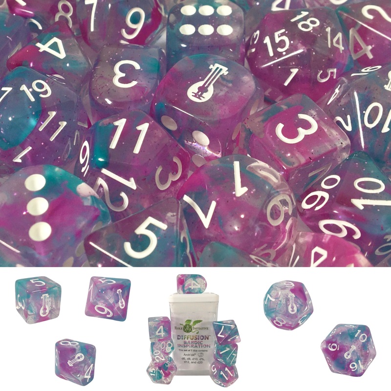 Diffusion Bardic Inspiration - Set of 7 w/ symbols