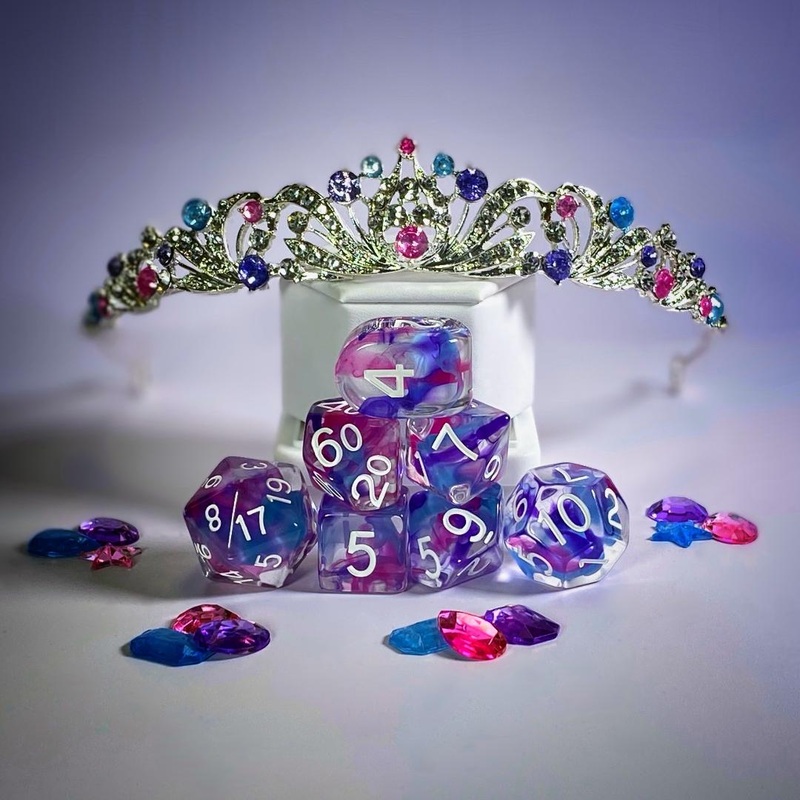 Diffusion Duchess' Decree- Set of 12d6 pips 18mm w/ symbol