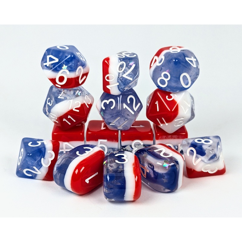 Diffusion Stars & Stripes- Set of 15
