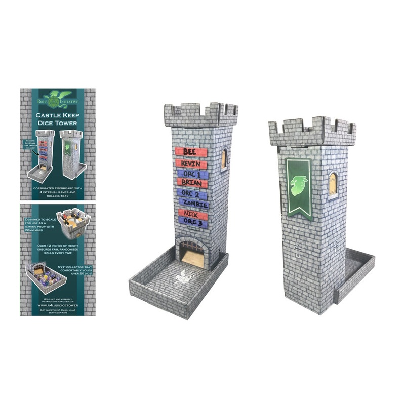 Castle Keep Dice Tower w/ Turn Tracker