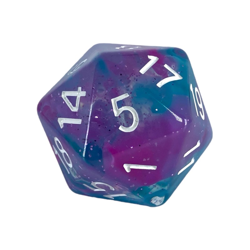 Diffusion Bardic Inspiration 30mm XL d20 w/ all numbers