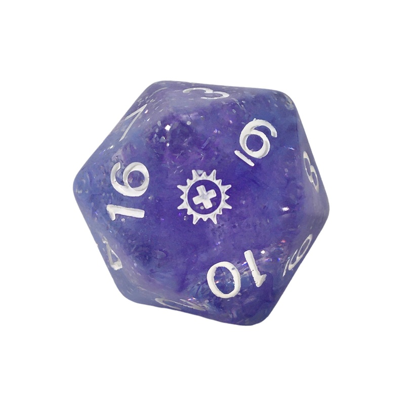 Diffusion Cleric's Divinity 30mm XL d20 w/ symbol