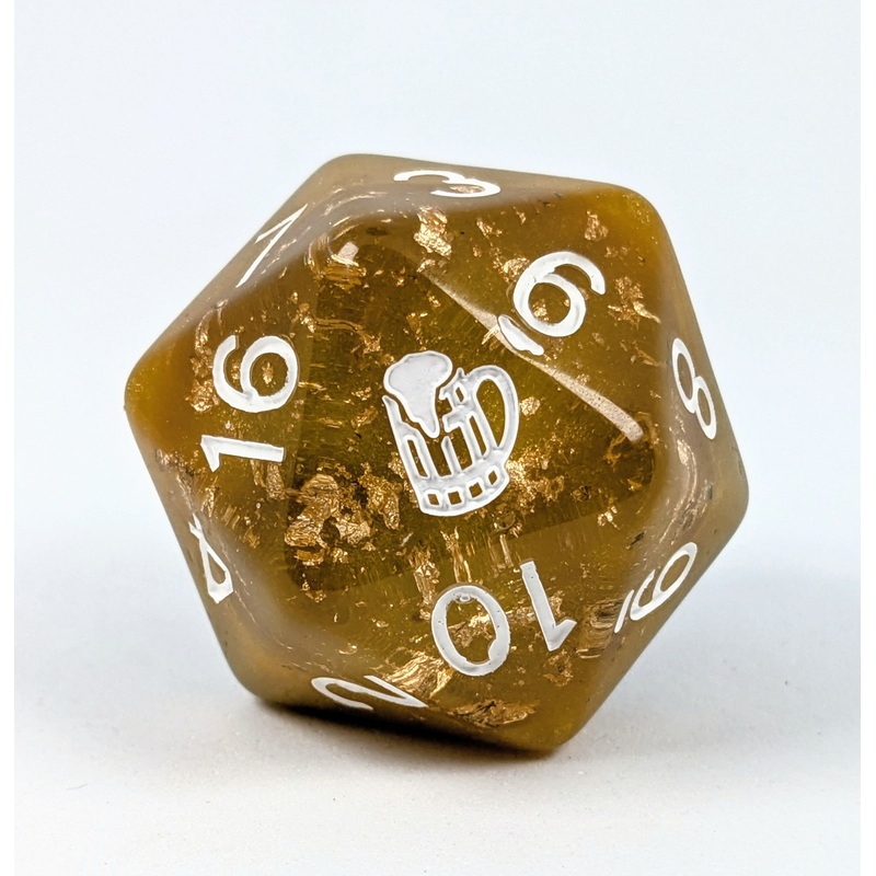 Diffusion Dwarven Stout- 30mm XL d20 w/ symbol