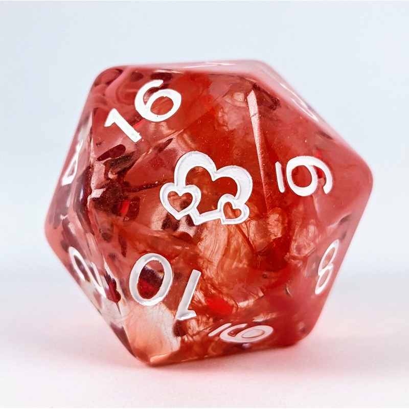 Diffusion Lovestruck - 30mm XL d20 w/ symbol