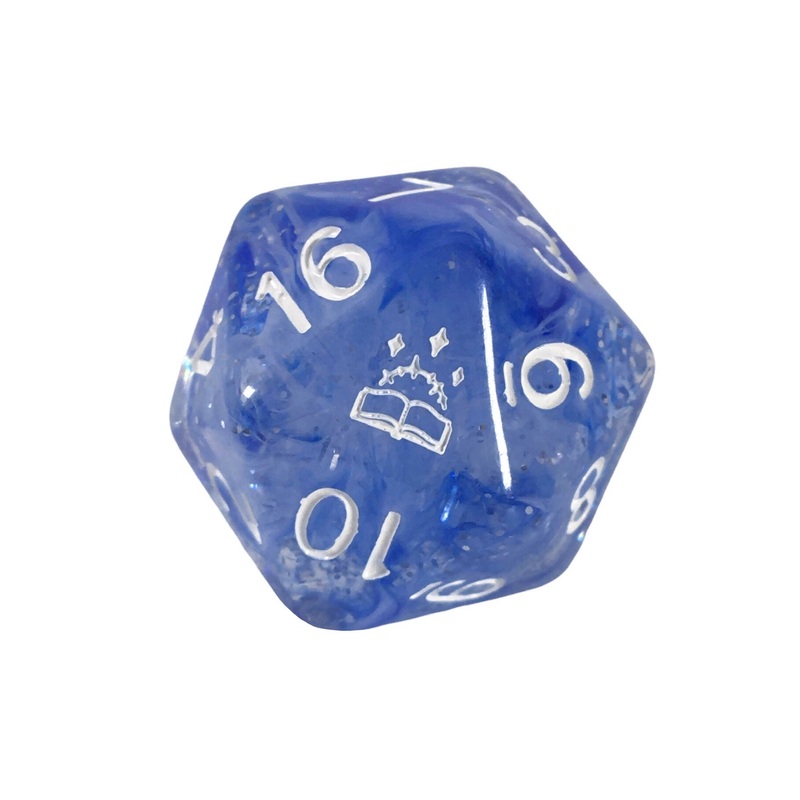 Diffusion Wizard's Arcana 30mm XL d20 w/ symbol