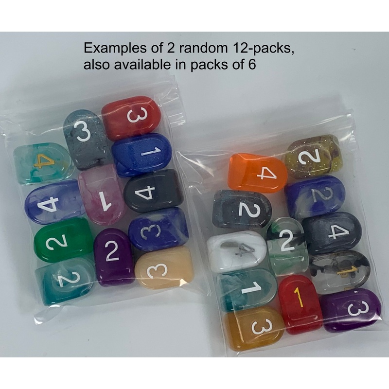Packs of Arch'd4 - Roll Again Dice