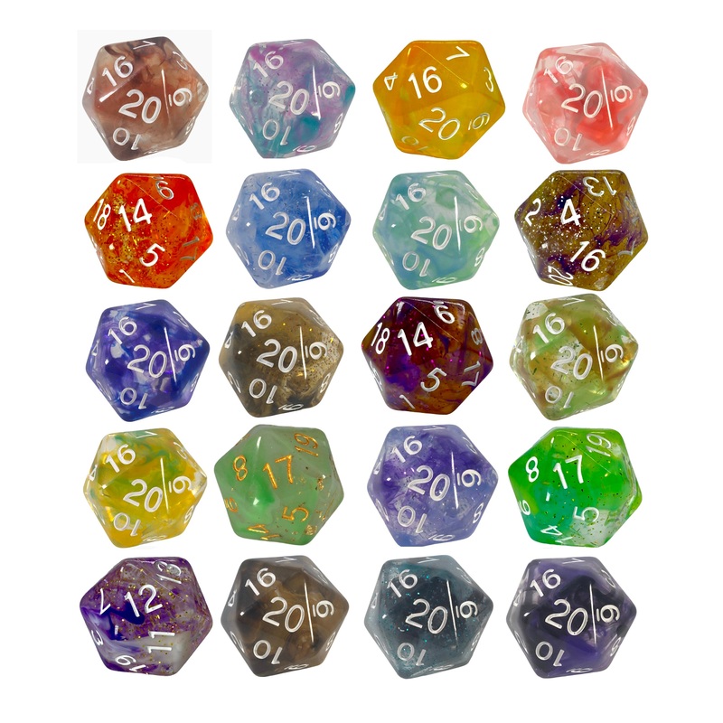 XLd20 Dice Bundles (Collections) in assorted Diffusion colors