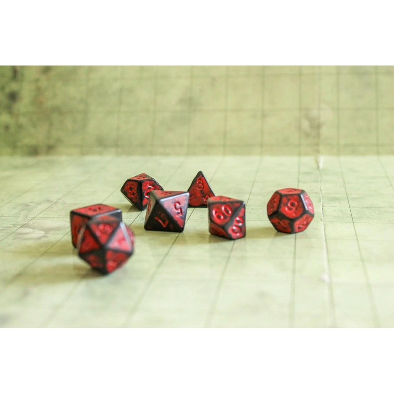 Archaic Dark Red Dice