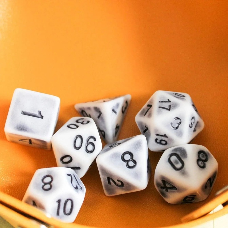 Archaic Grey Dice Set