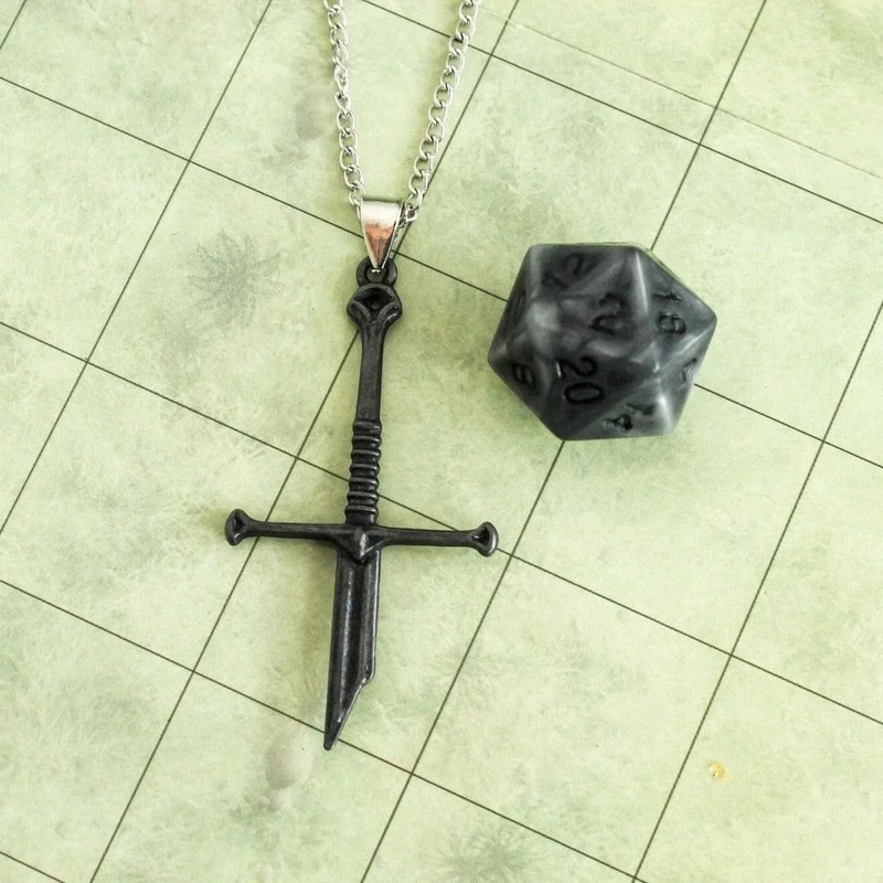 Broken Sword Necklace