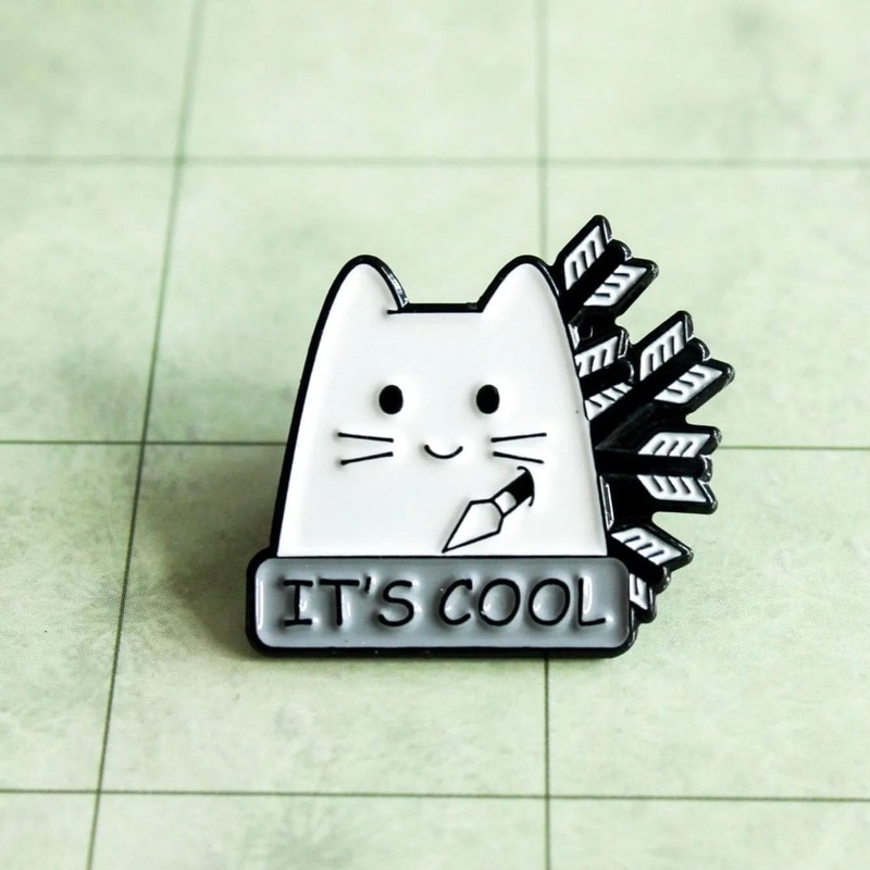 It's Cool Cat Pin