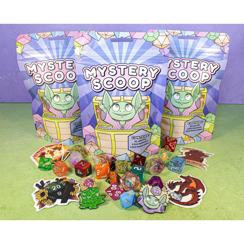 Mystery Box, Mystery Dice Bags you choose the scoops