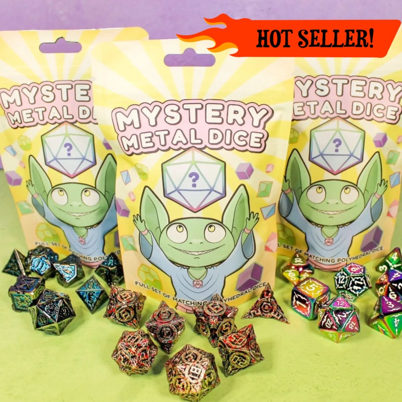Mystery Metal Dice