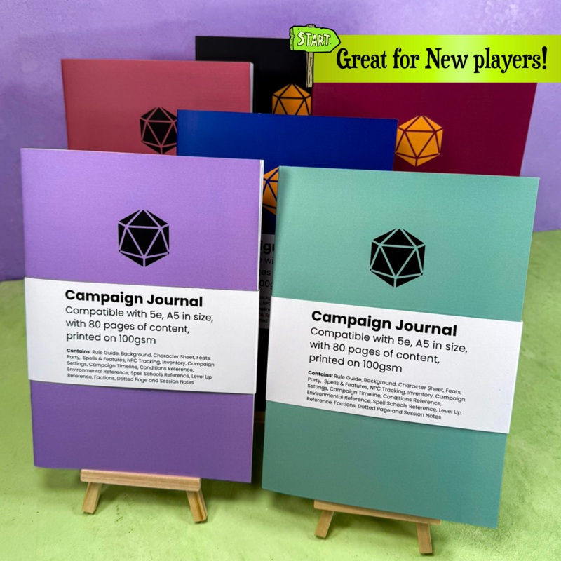 Campaign Journal | RPG Notebook for 5e