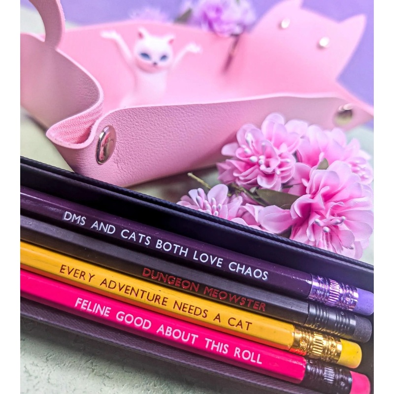 Cat Pencils | Dungeon meowster | Perfect for Cats and Catacombs