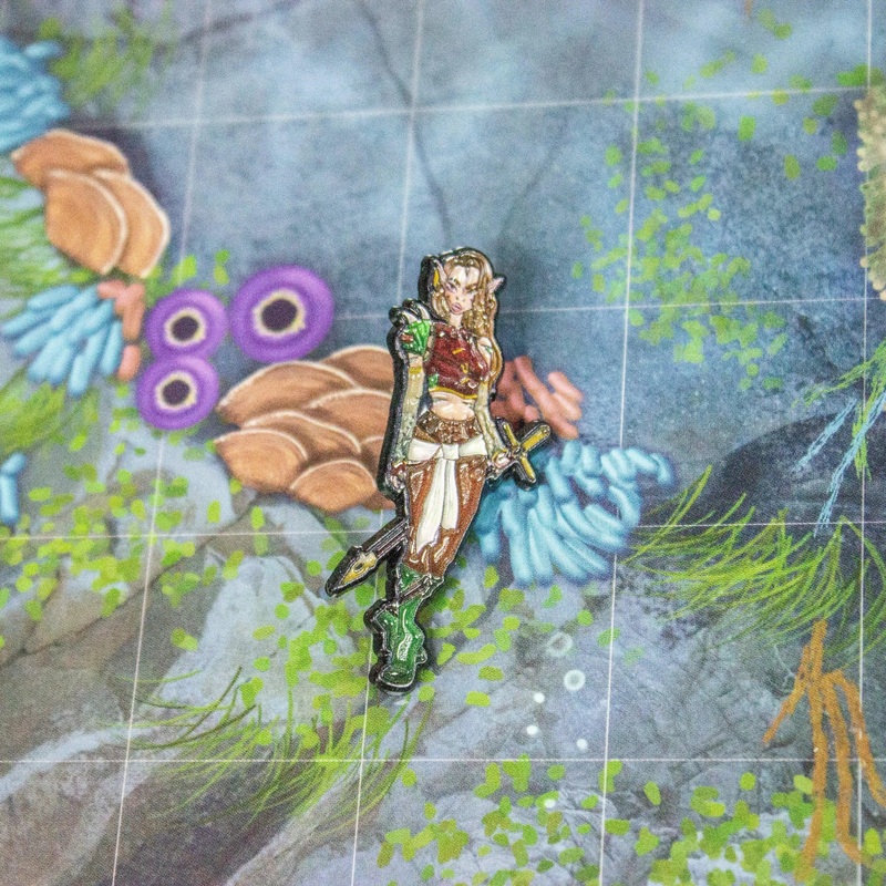 Elf Enemal Pin Warrior