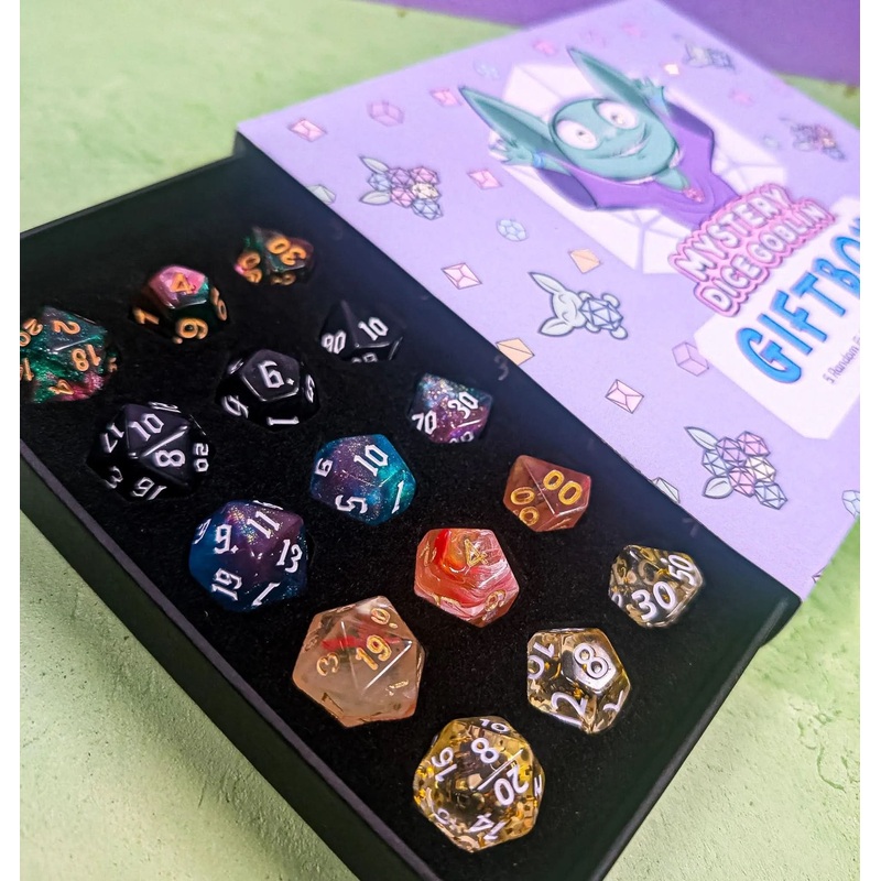 Mystery Dice Box | Display Box and rolling tray