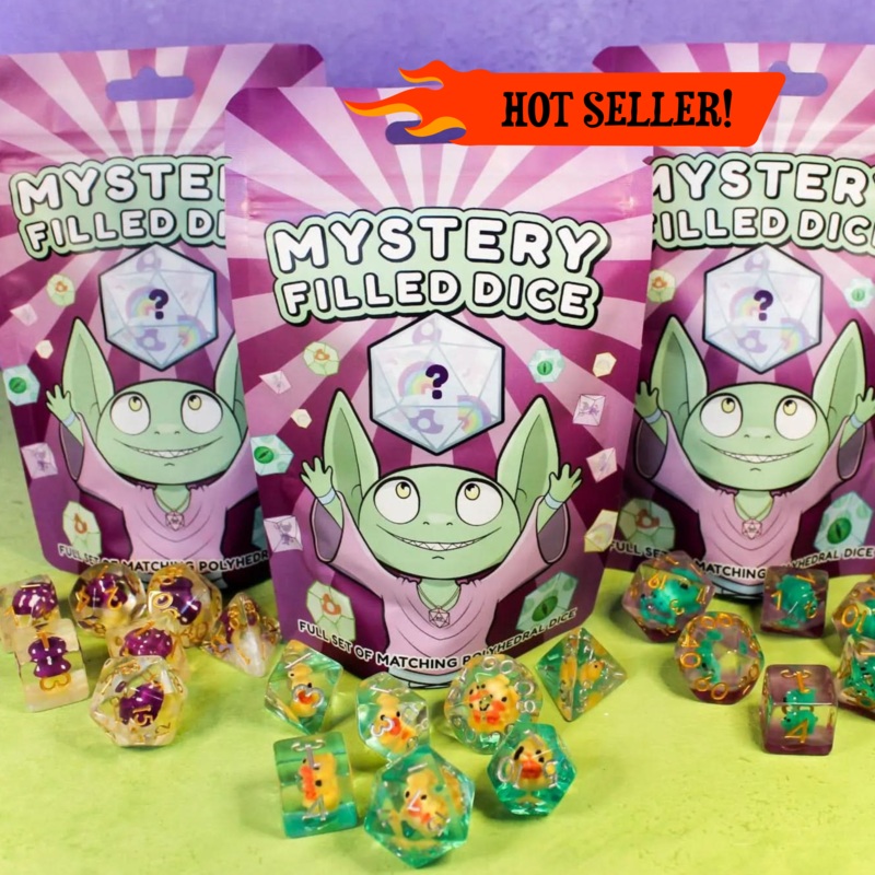 Mystery Inclusion Dice Sets | Filled Dice