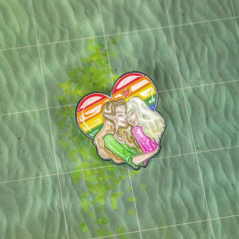 Pride Elf Warrior Enamel Pin