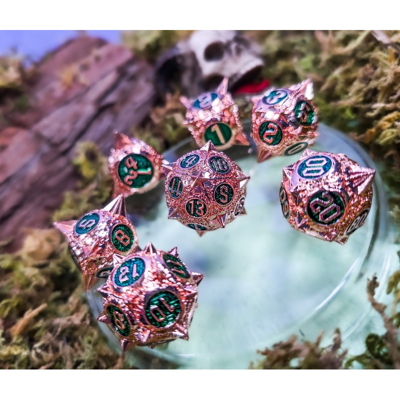 Vipers Sting | Metal Caltrop Dice Set