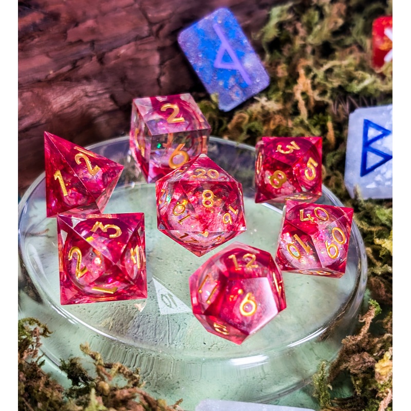 Faerie Fire - Liquid Core Dice Set