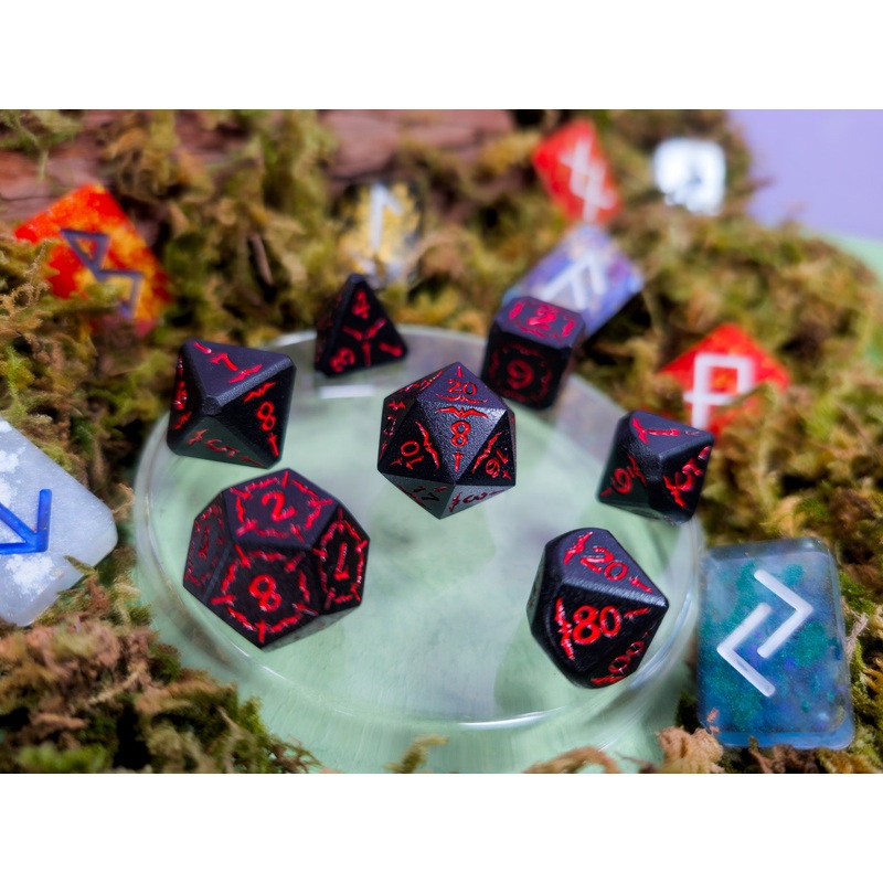 Hellish Rebuke | Metal Arcana Dice Set