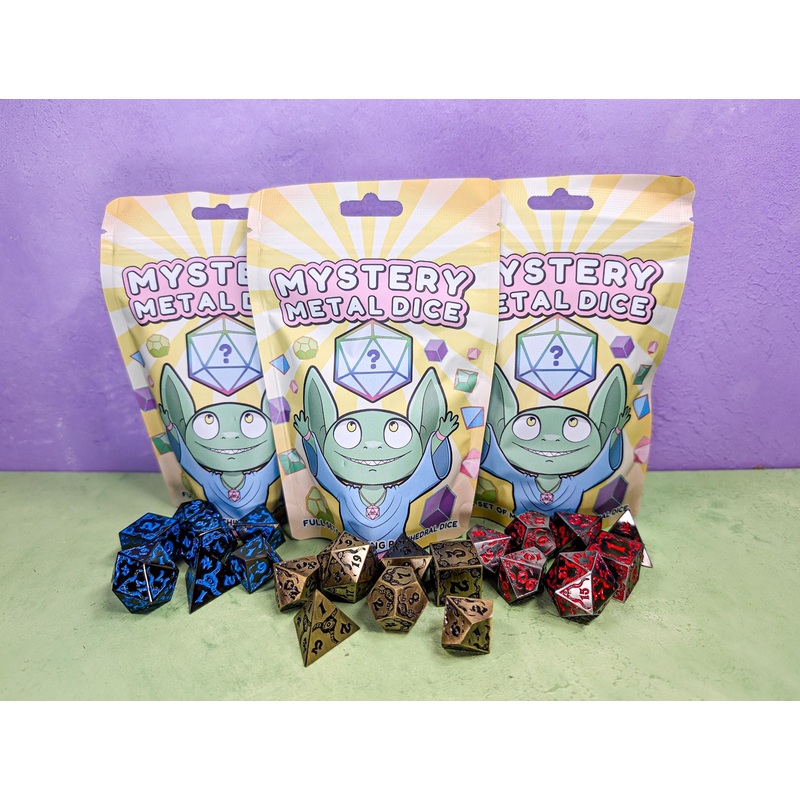 Mystery Cthulu Metal Dice