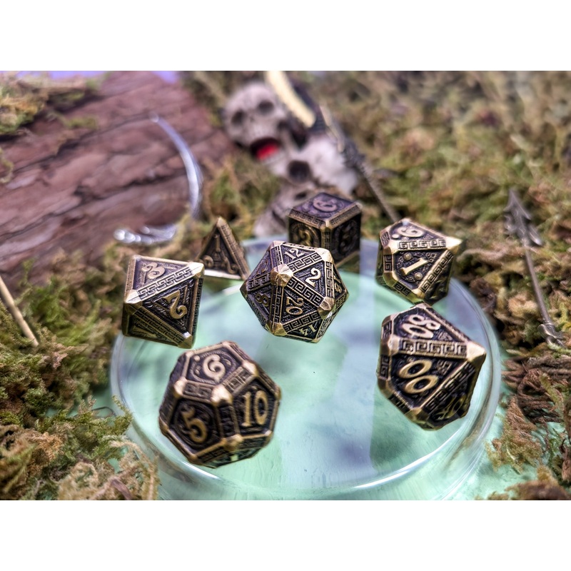 Olympian Legacy | Metal Mythos Dice Set
