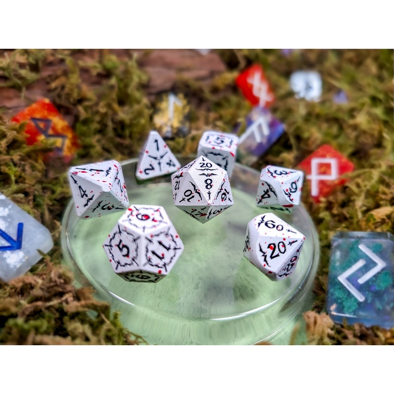 Scarlet Revenant | Metal Arcana Dice Set