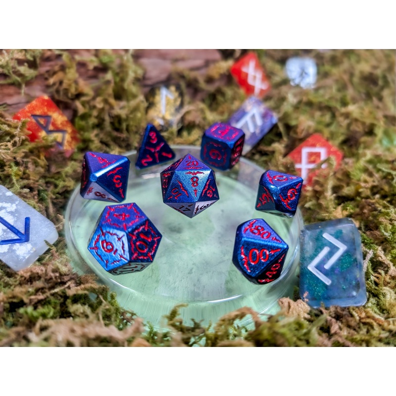 Starfire Invocation | Metal Arcana Dice Set