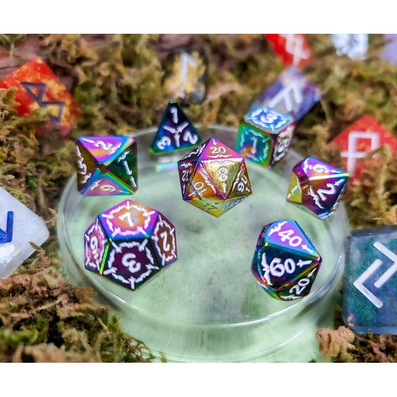 Wild Faelight | Metal Arcana Dice Set