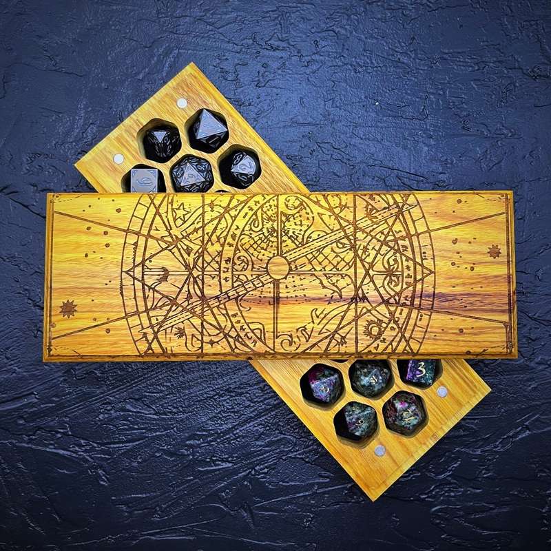 Astrolabe Engraved Dual Hex Hero Vault