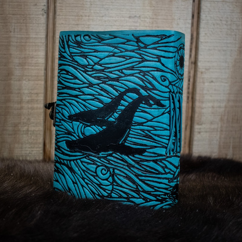 Humpback Family Leather Journal