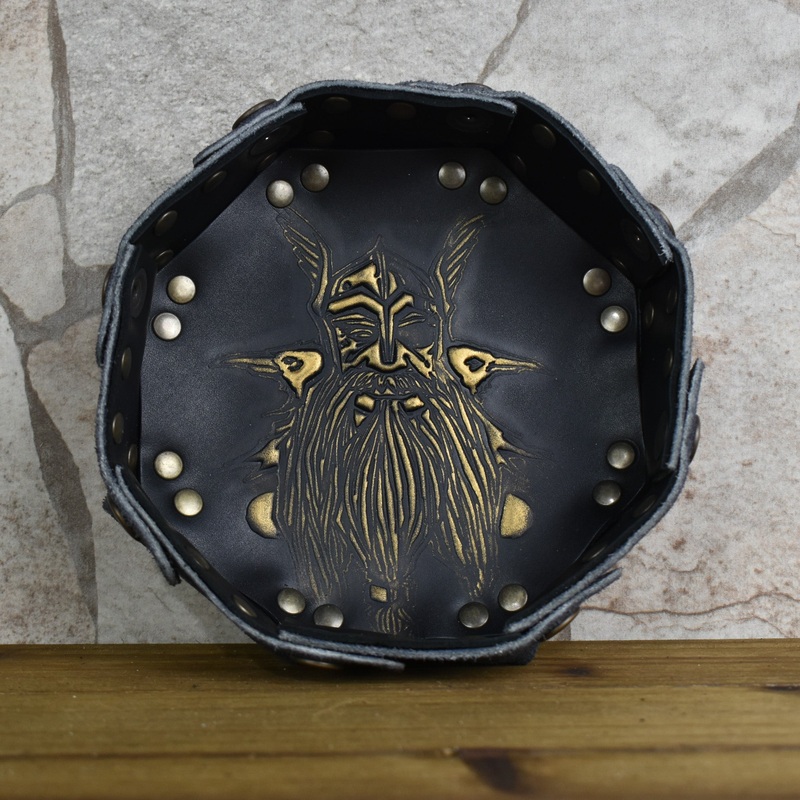 Odin Leather Dice Tray