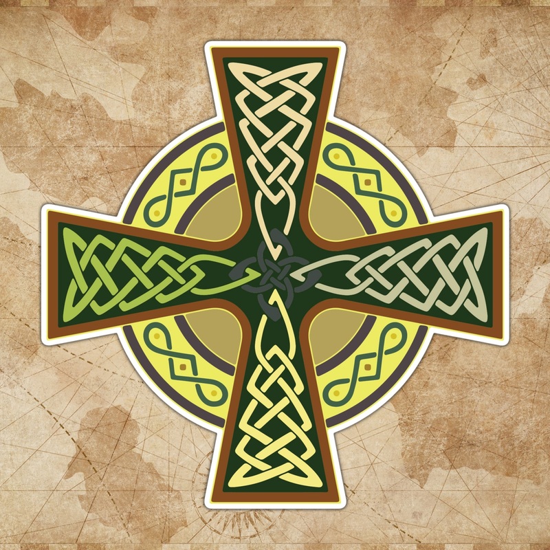 Celtic Sticker  Dice Around the World Collection