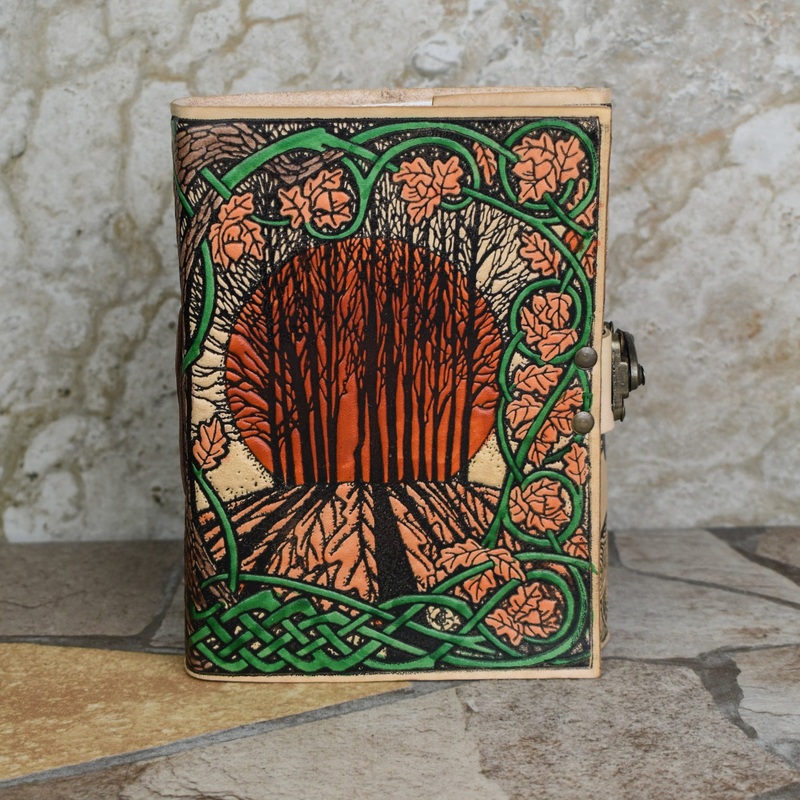 Forest Shrine Leather Journal