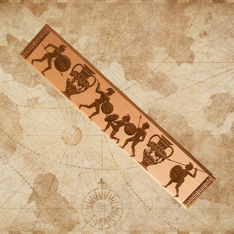 Greek Wooden Dice Vault - Dice Around the World Collection