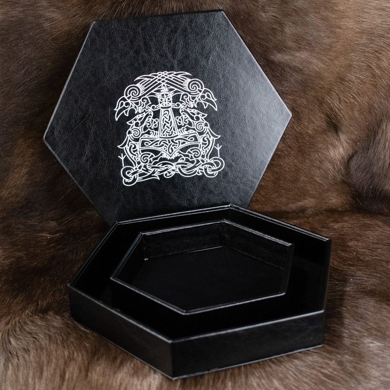 Norse Hexagonal Dice Tray
