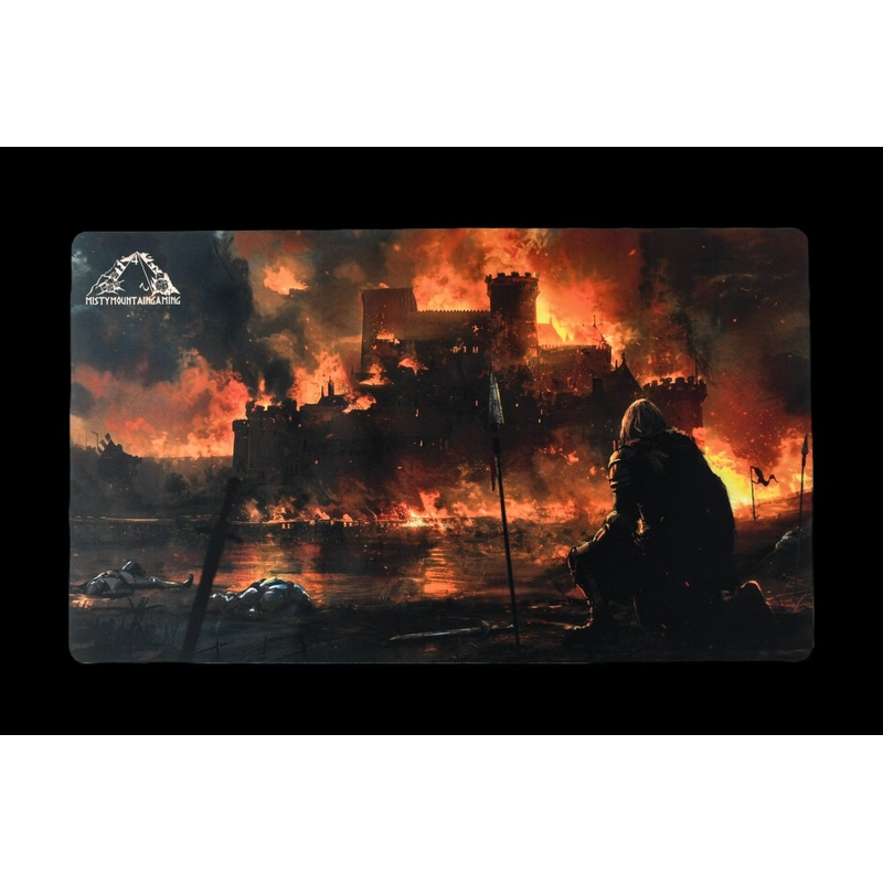 Burning Castle TCG Playmat / Mousepad