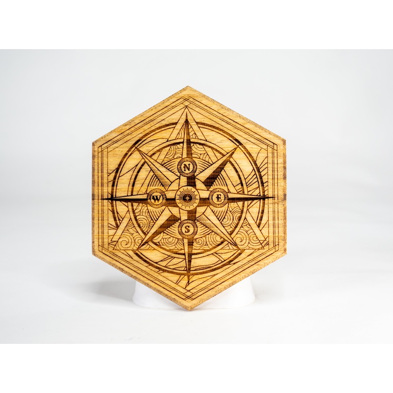 Compass Rose Shield